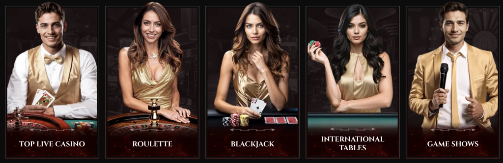 Play live at Legiano Casino