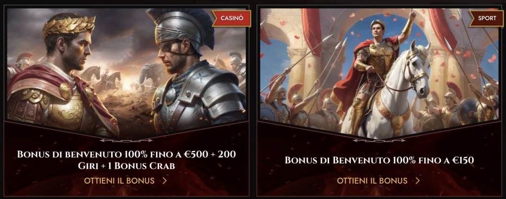 Bonus di Legiano Casino